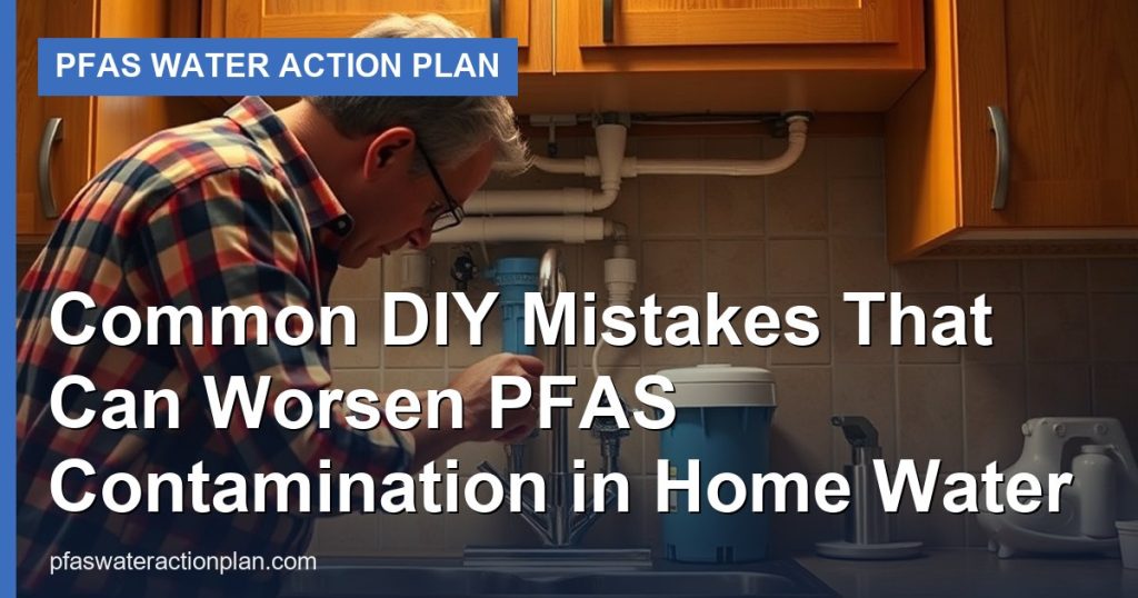 Common DIY Mistakes That Can Worsen PFAS Contamination in Home Water