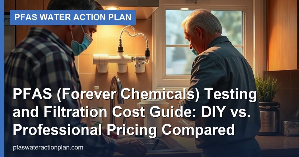 PFAS (Forever Chemicals) Testing and Filtration Cost Guide: DIY vs. Professional Pricing Compared