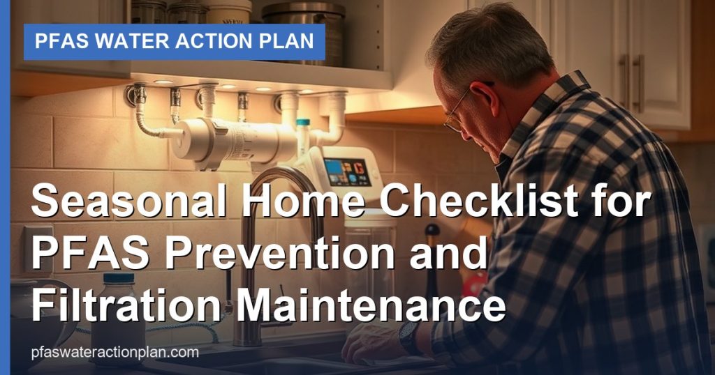 Seasonal Home Checklist for PFAS Prevention and Filtration Maintenance