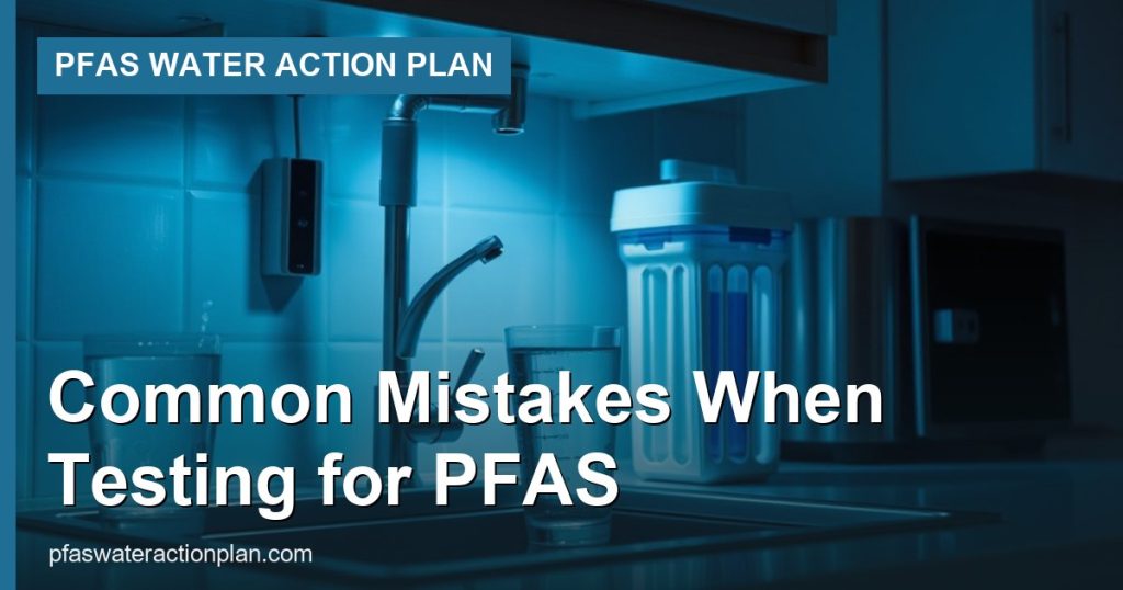 Common Mistakes When Testing for PFAS - PFAS Water Action Plan