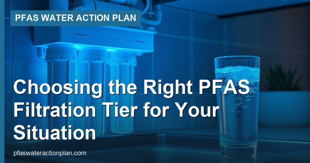 Choosing the Right PFAS Filtration Tier for Your Situation - PFAS Water Action Plan