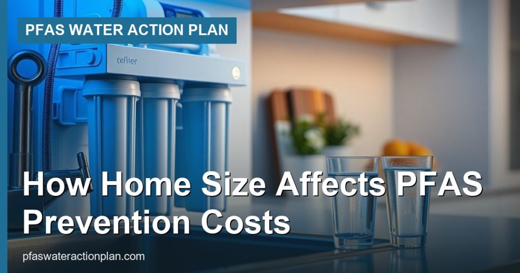 How Home Size Affects PFAS Prevention Costs - PFAS Water Action Plan