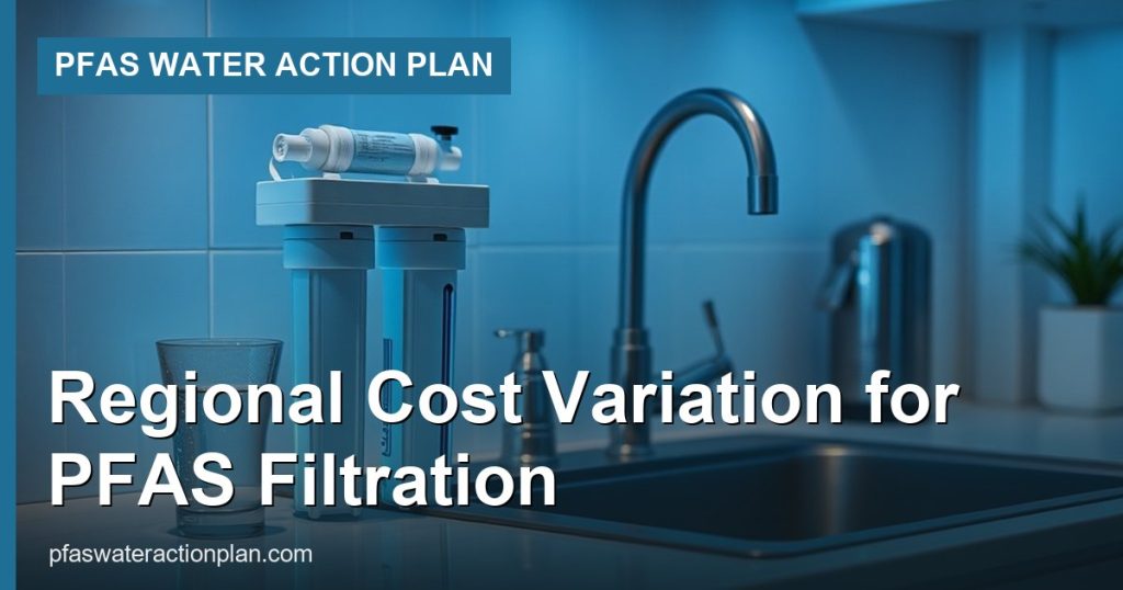 Regional Cost Variation for PFAS Filtration - PFAS Water Action Plan