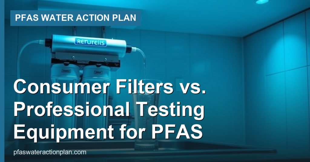 Consumer Filters vs. Professional Testing Equipment for PFAS - PFAS Water Action Plan