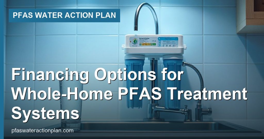 Financing Options for Whole-Home PFAS Treatment Systems - PFAS Water Action Plan