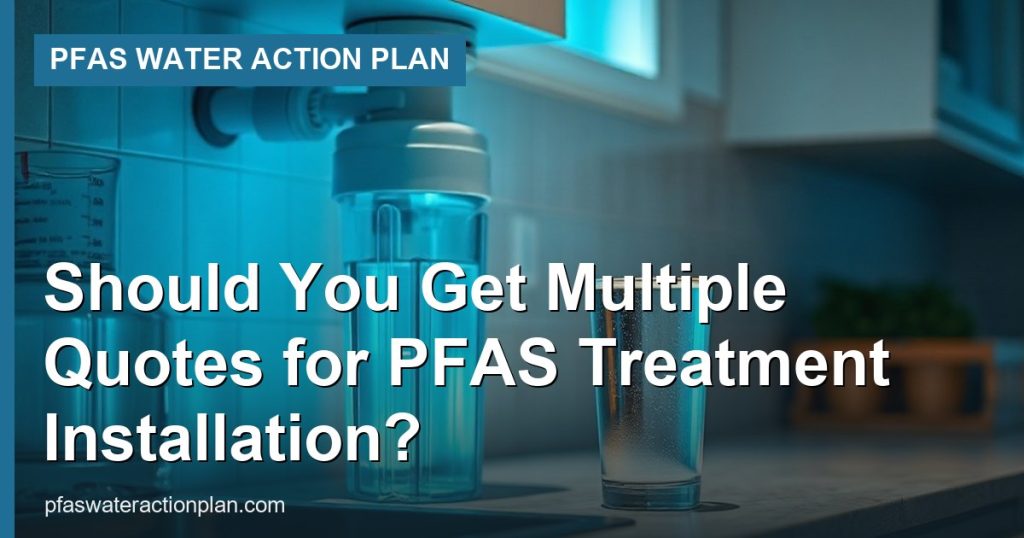 Should You Get Multiple Quotes for PFAS Treatment Installation? - PFAS Water Action Plan