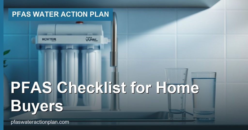 PFAS Checklist for Home Buyers - PFAS Water Action Plan