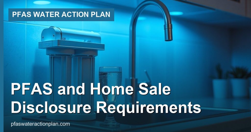 PFAS and Home Sale Disclosure Requirements - PFAS Water Action Plan
